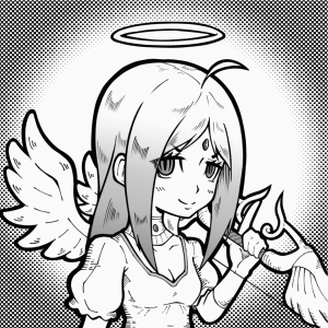 Isekai Anime Characters Monochrome ver